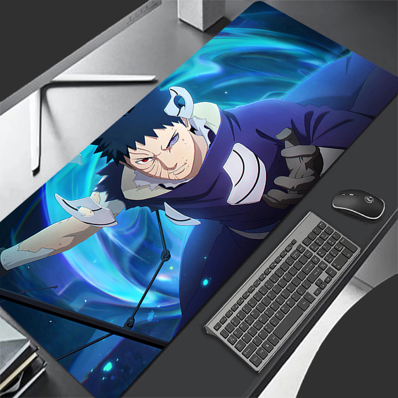 Gaming Accessories Setup - لوحة ماوس كبيرة بتصميم أنمي ناروتو