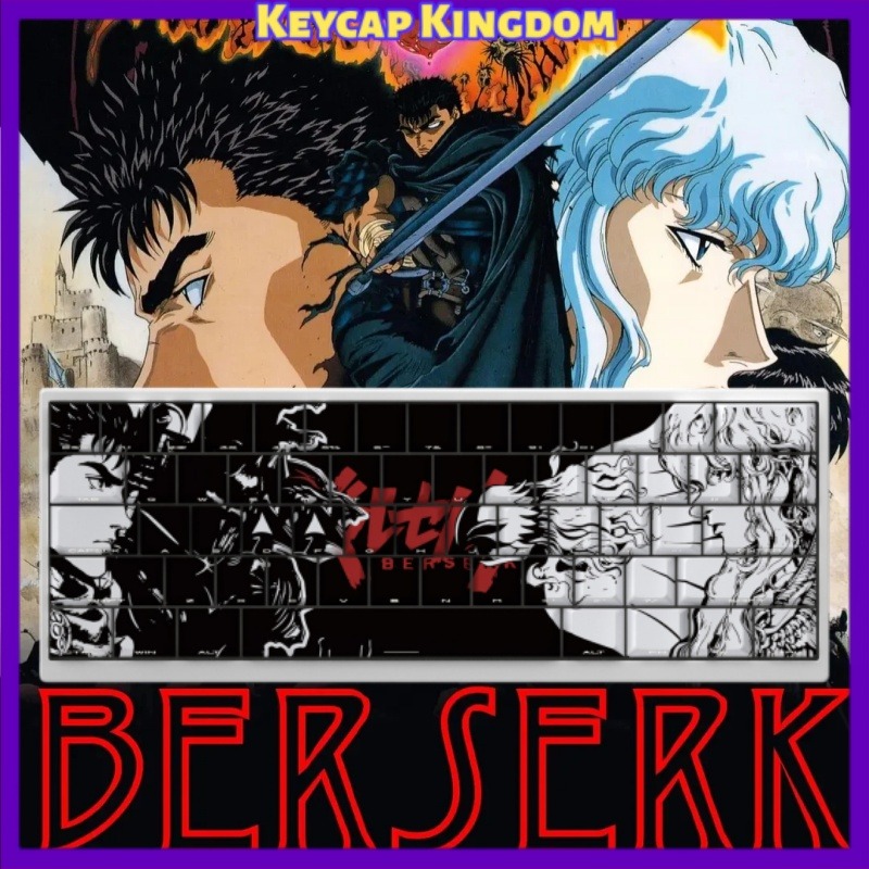 Gaming Accessories For Gaming Laptop - أغطية مفاتيح بتصميم BERSERK للوحة المفاتيح