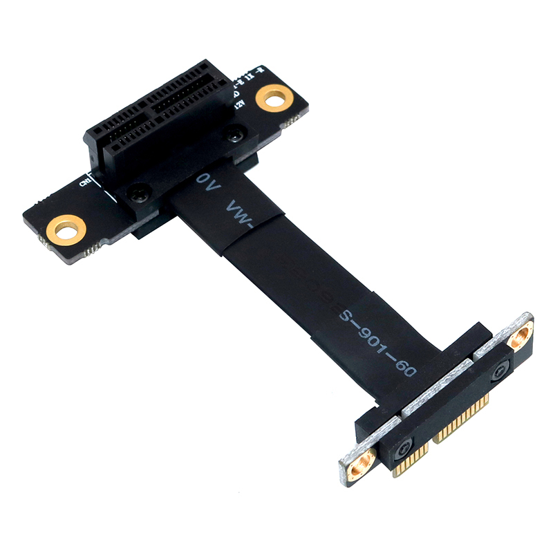 Pcie Extension Cable - كابل PCIE X1 Riser مزدوج 90