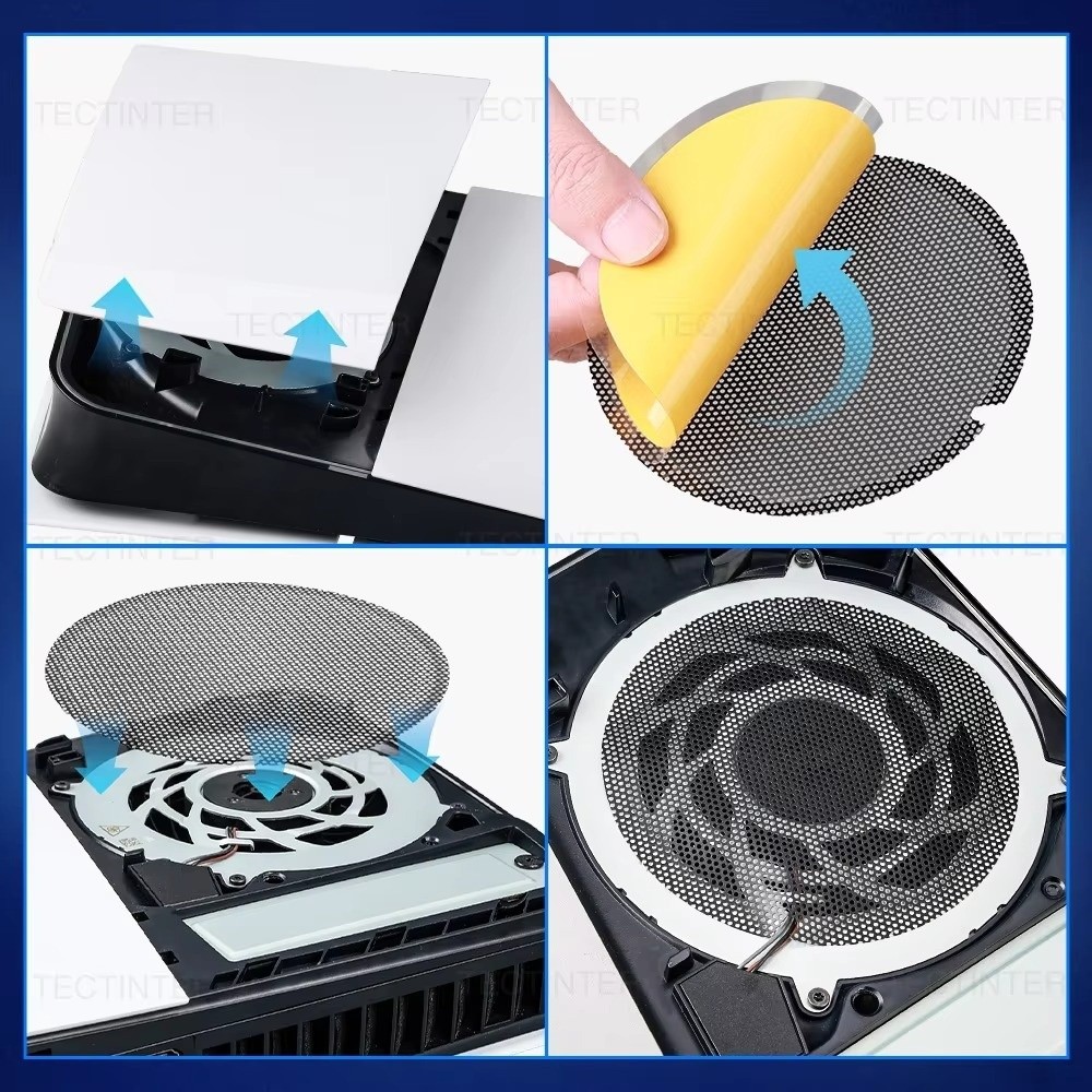 2/4 قطعة شبكة تصفية الغبار الق - مراجعة Gaming Accessories Playstation وسعره