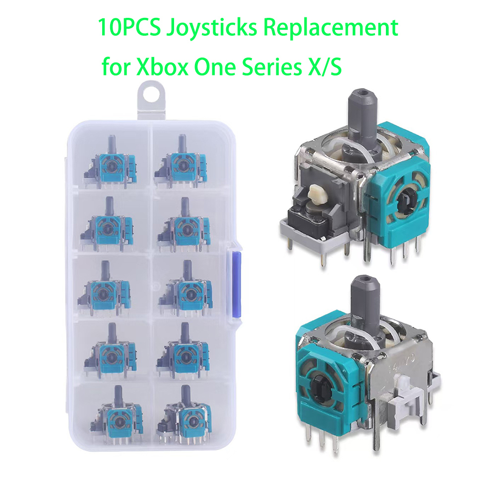 10 قطعة استبدال عصا التحكم الت - مراجعة Gaming Accessories For Xbox Series X وسعره