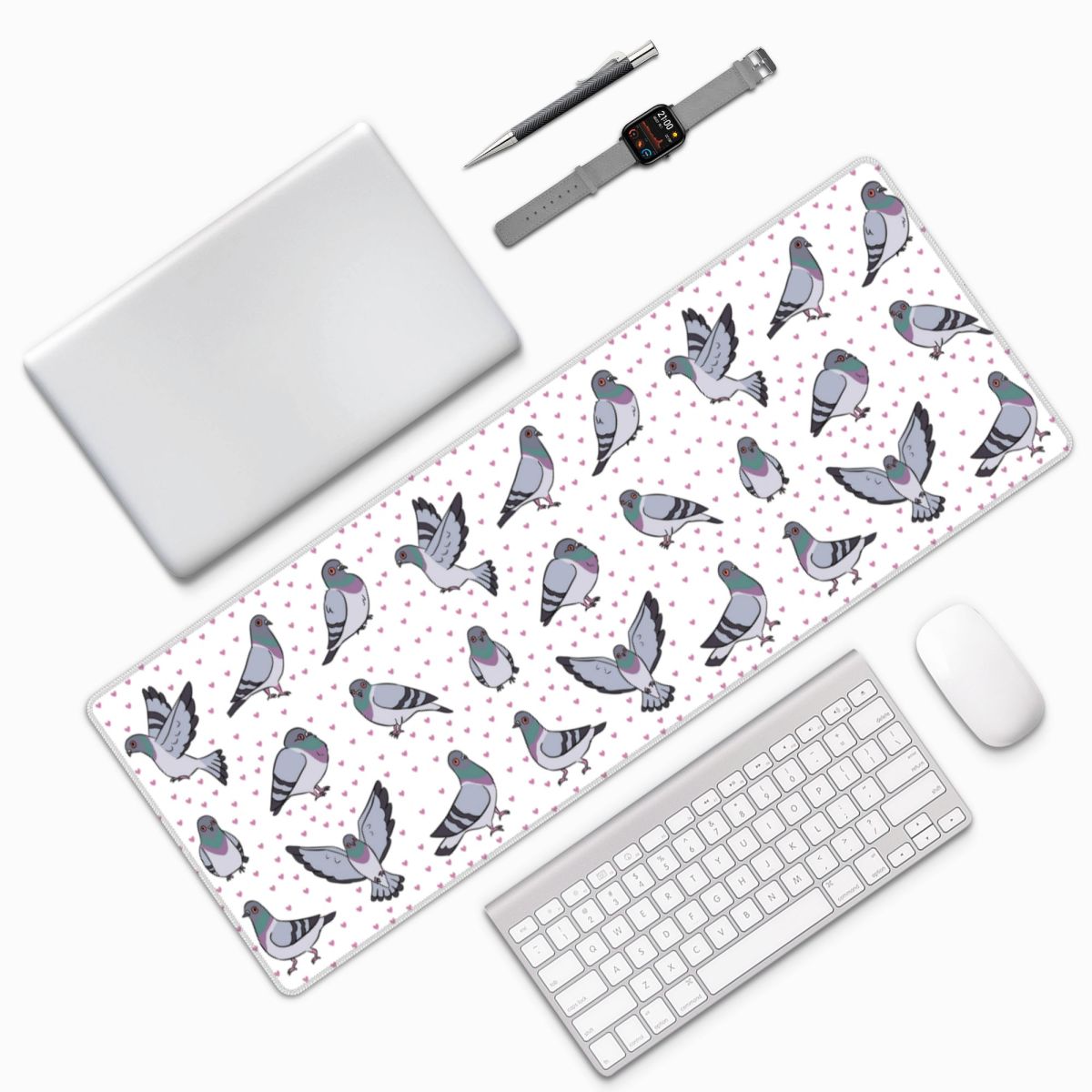 حصيرة مكتب كبيرة بتصميم حمامات - مراجعة Gaming Accessories Pack وسعره