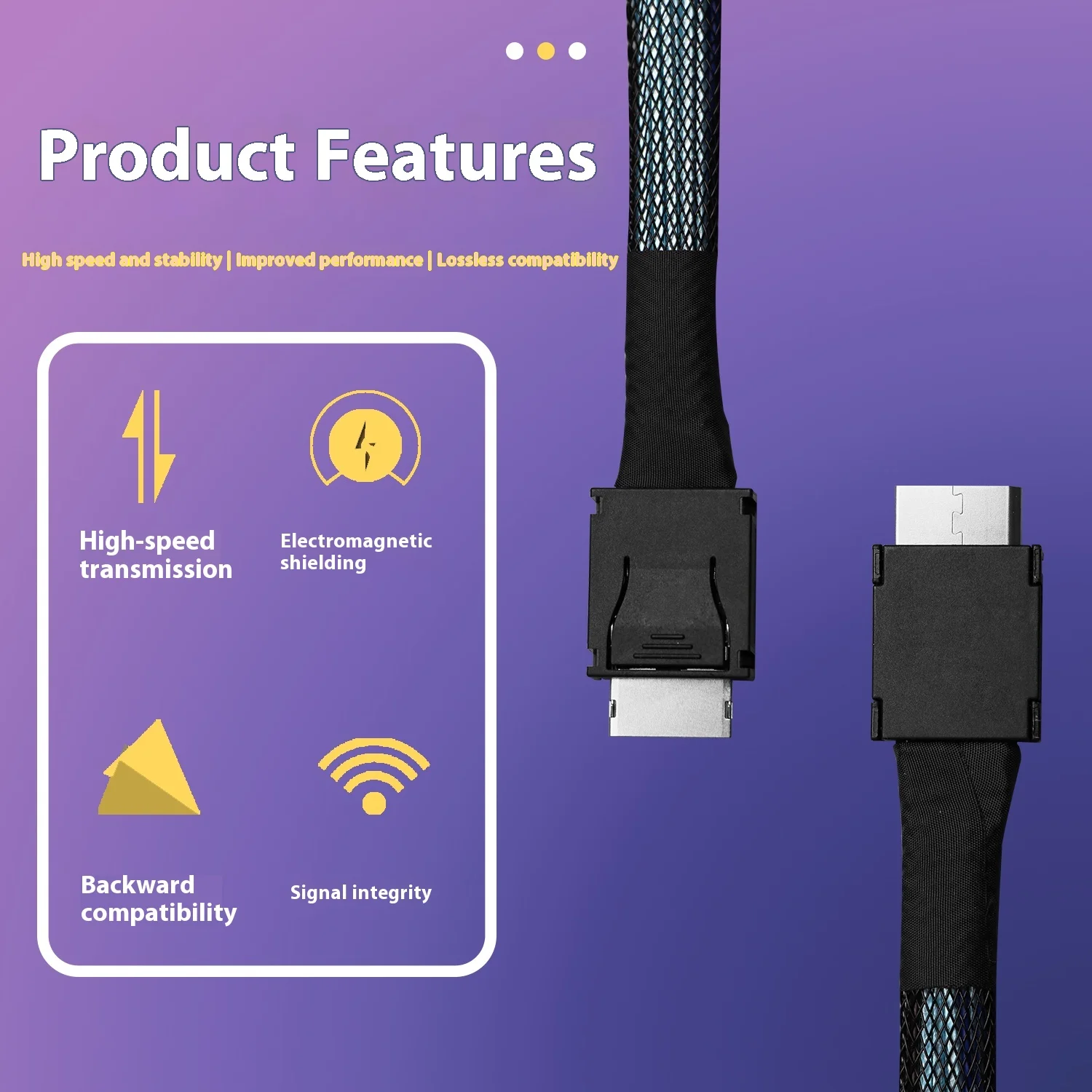 كابل PCIE 4.0 X4 Oculink 4i /  - مراجعة Pcie Extension Cable وسعره