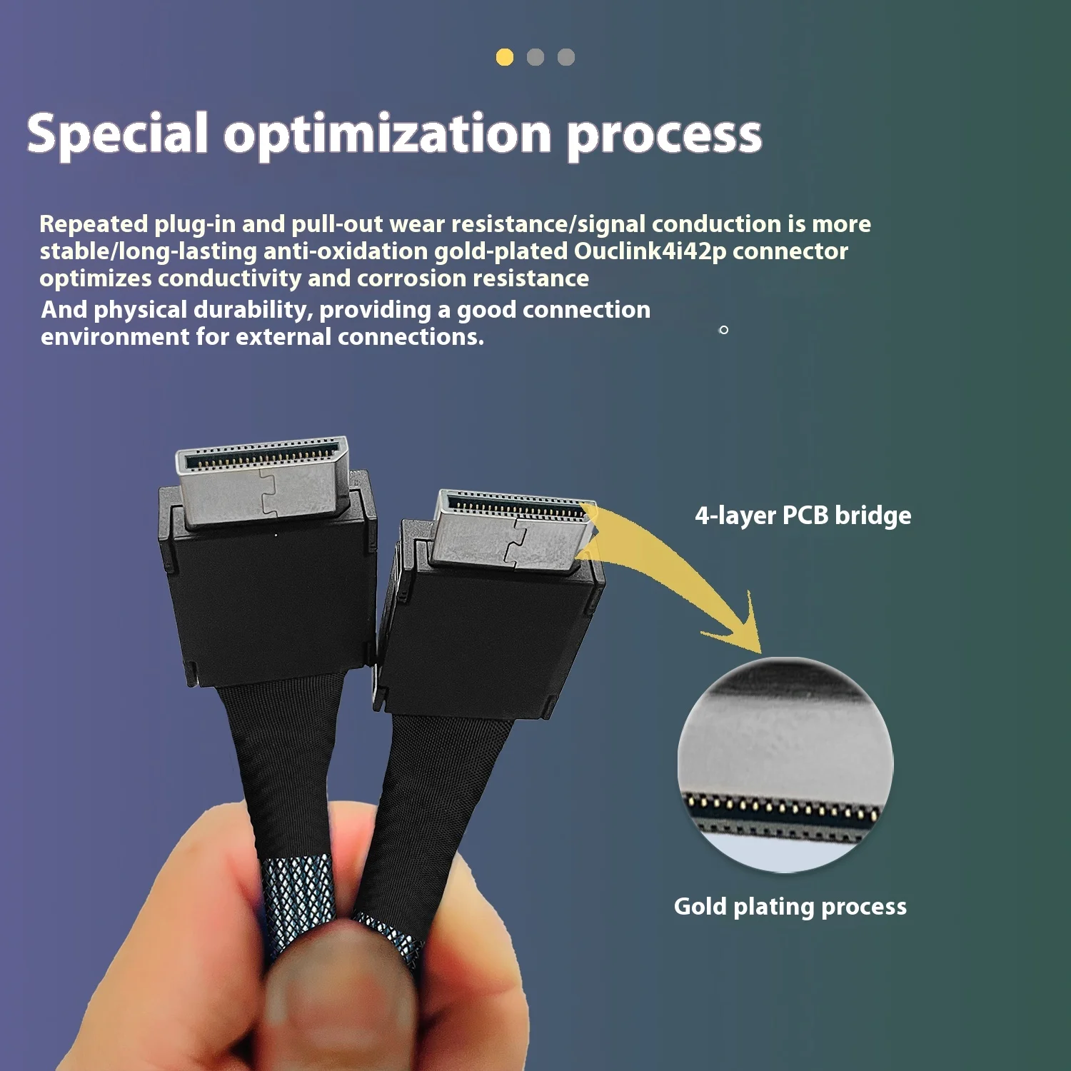 كابل PCIE 4.0 X4 Oculink 4i /  - مراجعة Pcie Extension Cable وسعره