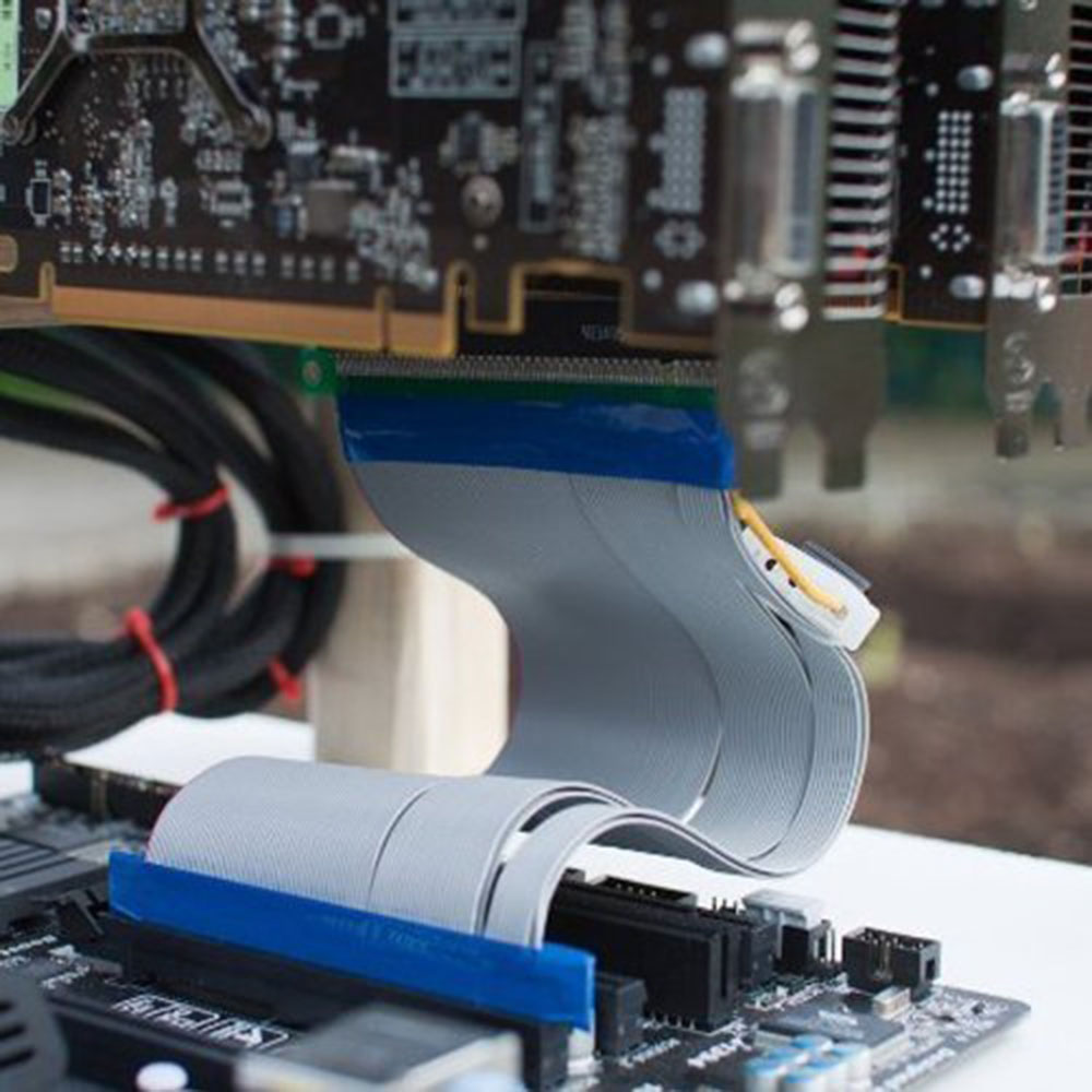 PCI-E PCI Express 16X Riser Ca - مراجعة Pcie Extension Cable وسعره