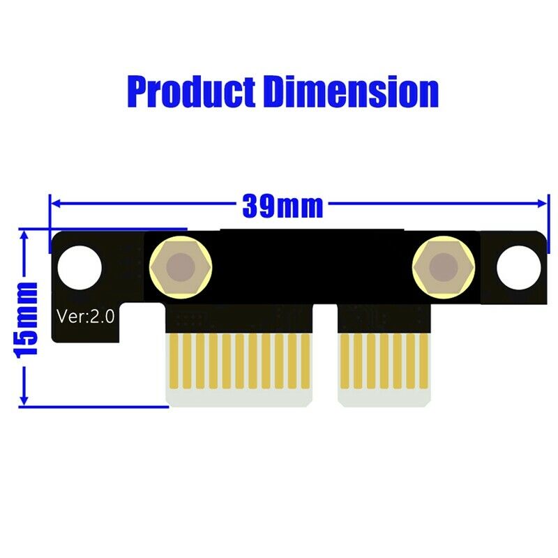 90 درجة Pci-E Pci Express 1X إ - مراجعة Pcie Extension Cable وسعره
