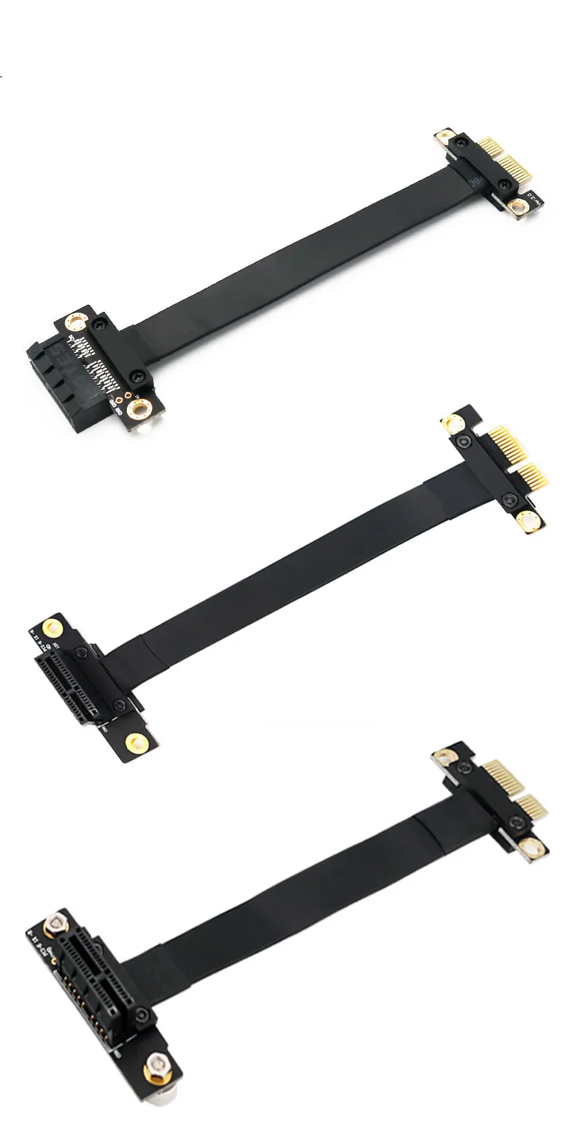 90 درجة Pci-E Pci Express 1X إ - مراجعة Pcie Extension Cable وسعره