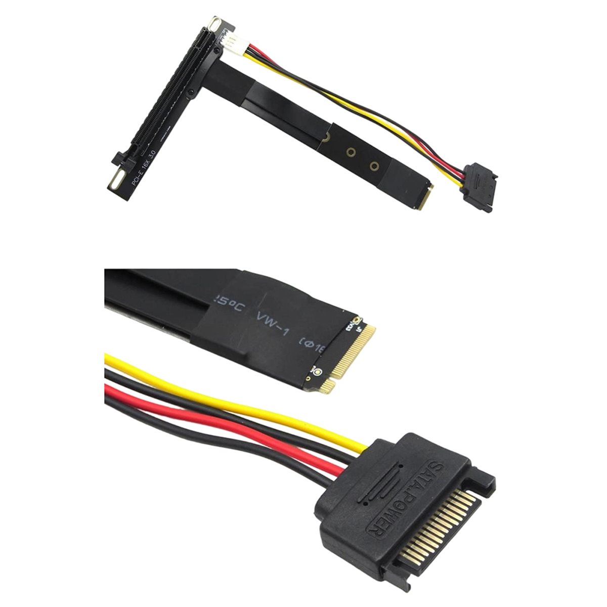 كابل محول NVMe إلى PCIe X16 لب - مراجعة Pcie Extension Cable وسعره