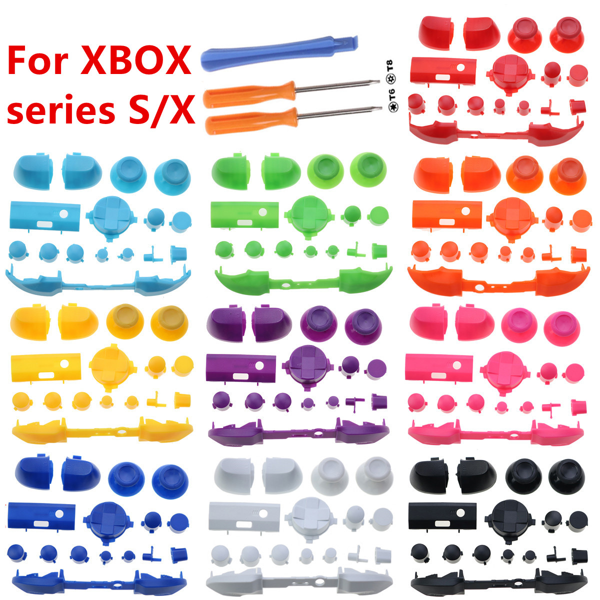 مفاتيح مخصصة مجموعة كاملة أزرا - مراجعة Gaming Accessories For Xbox Series X وسعره