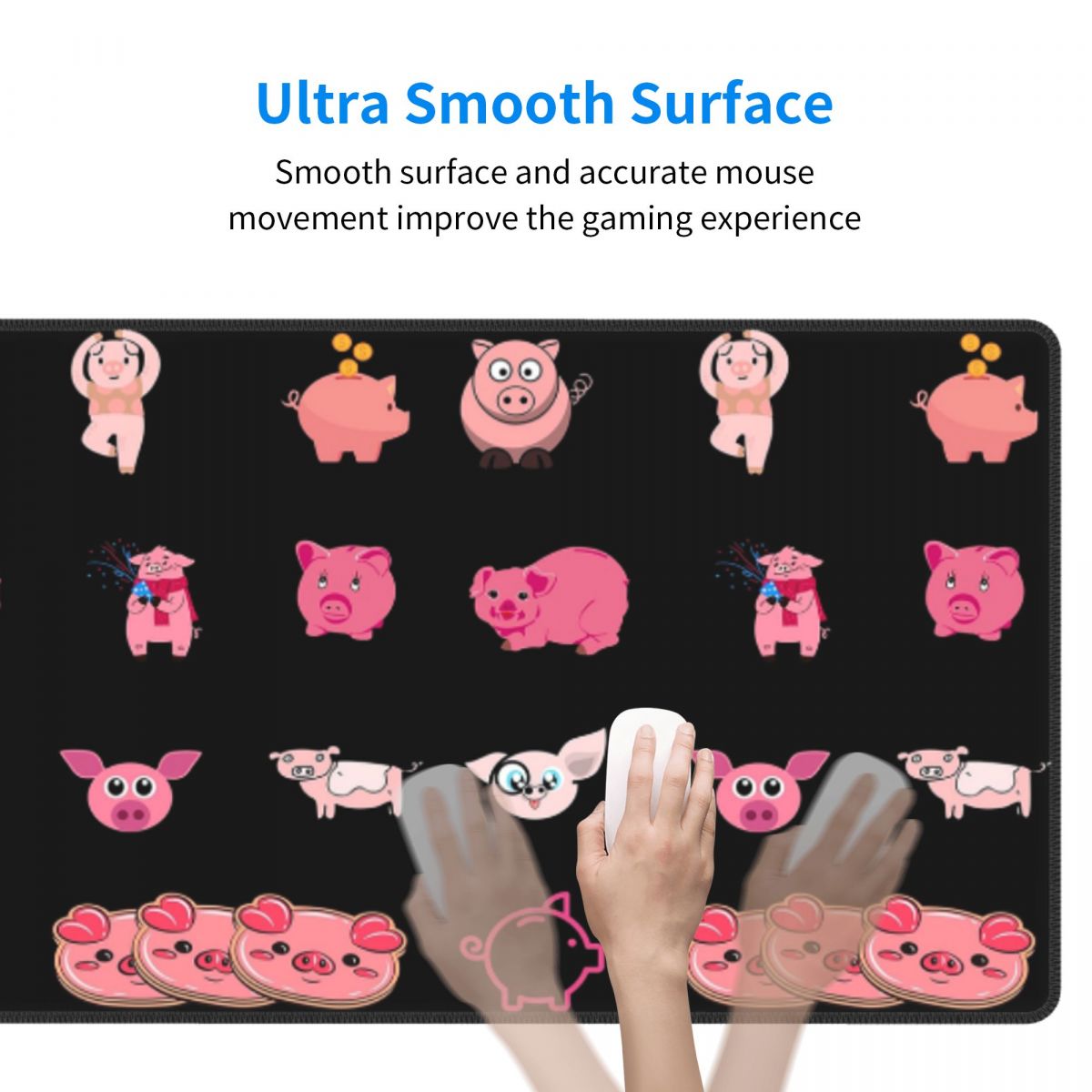 وسادة فأرة كبيرة، حزمة ملصقات  - مراجعة Gaming Accessories Pack وسعره