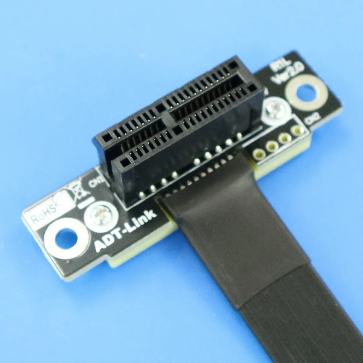 المزدوج 90 درجة الزاوية اليمنى - مراجعة Pcie Extension Cable وسعره